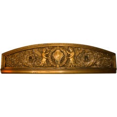 Ornamental Gilt Bronze Architectural Frieze/Cornice