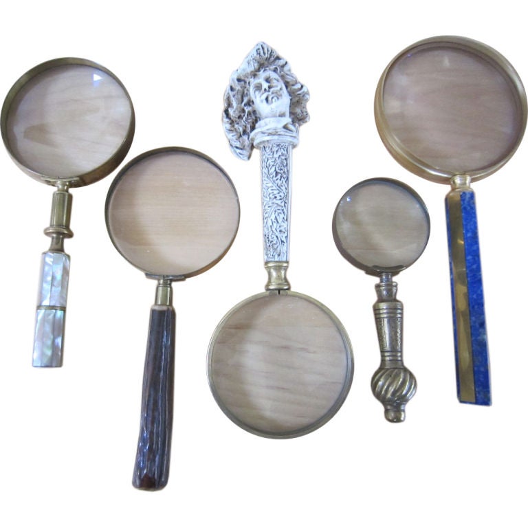Collection of Antique Magnifying Glasses