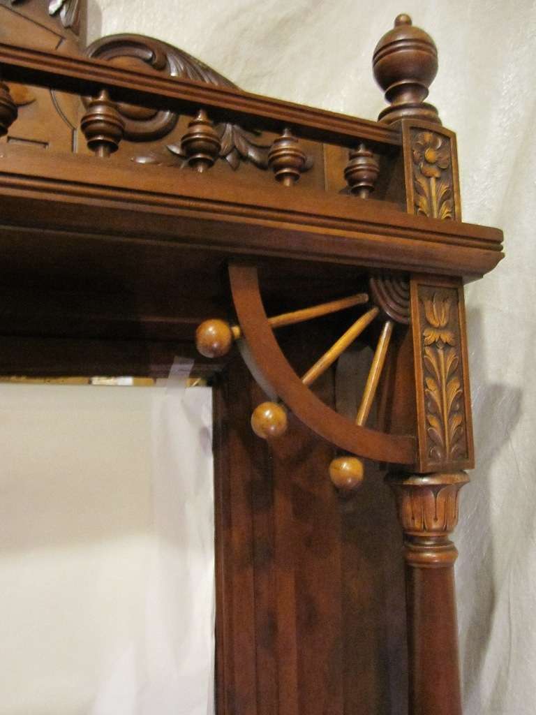 Victorian Aesthetic Fireplace Mantle w/Original Beveled ...