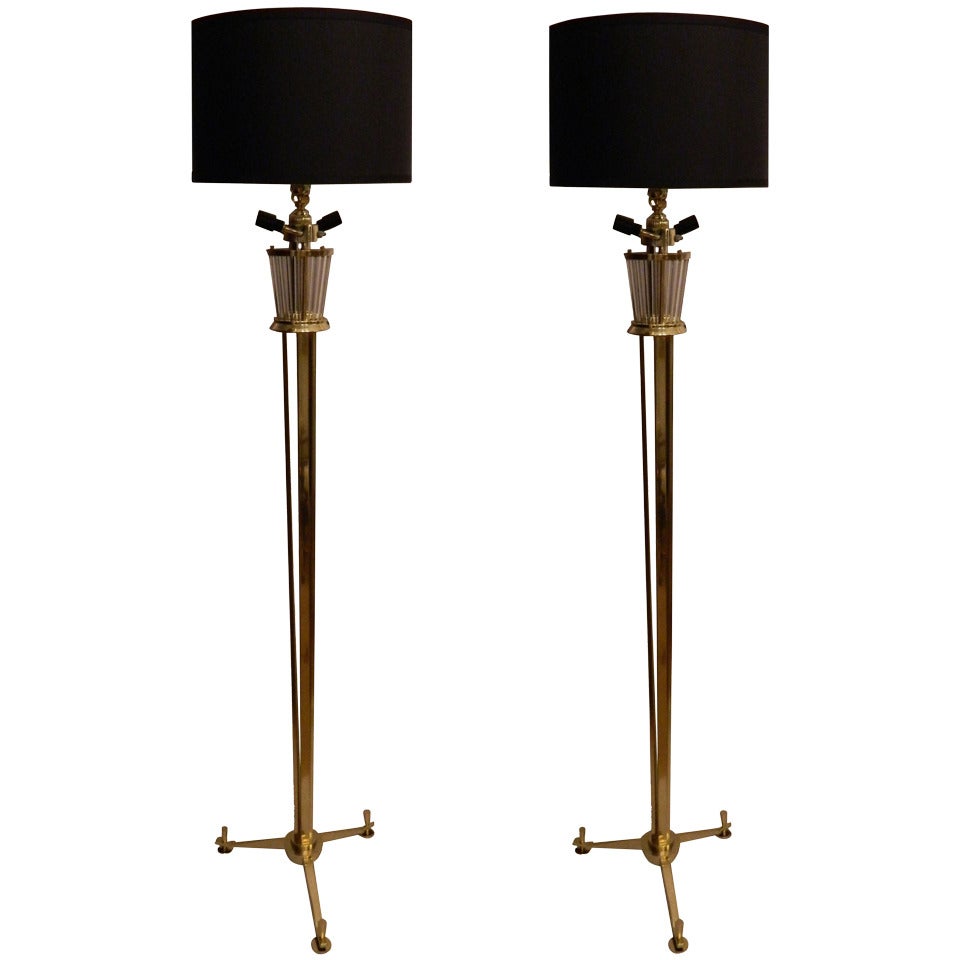 Pair of Arlus Floor Lamps