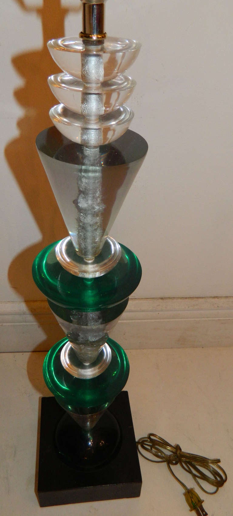20th Century Tall Van Teal Table Lamp For Sale