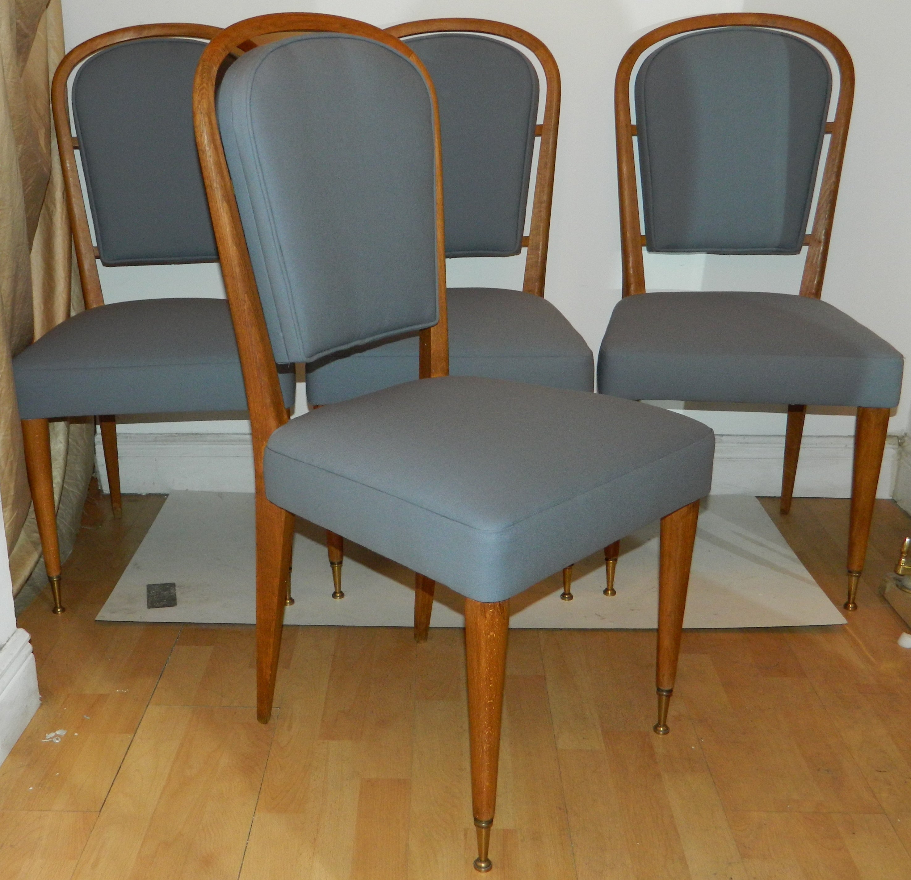 Set Of 4 Chairs By Jules Leleu