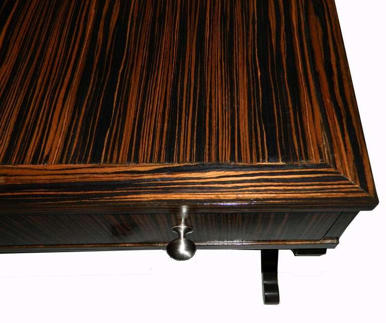 French SATURDAY SALE . Ebony Macassar Lady's Desk