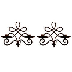 Pair of 1940s French Sconces