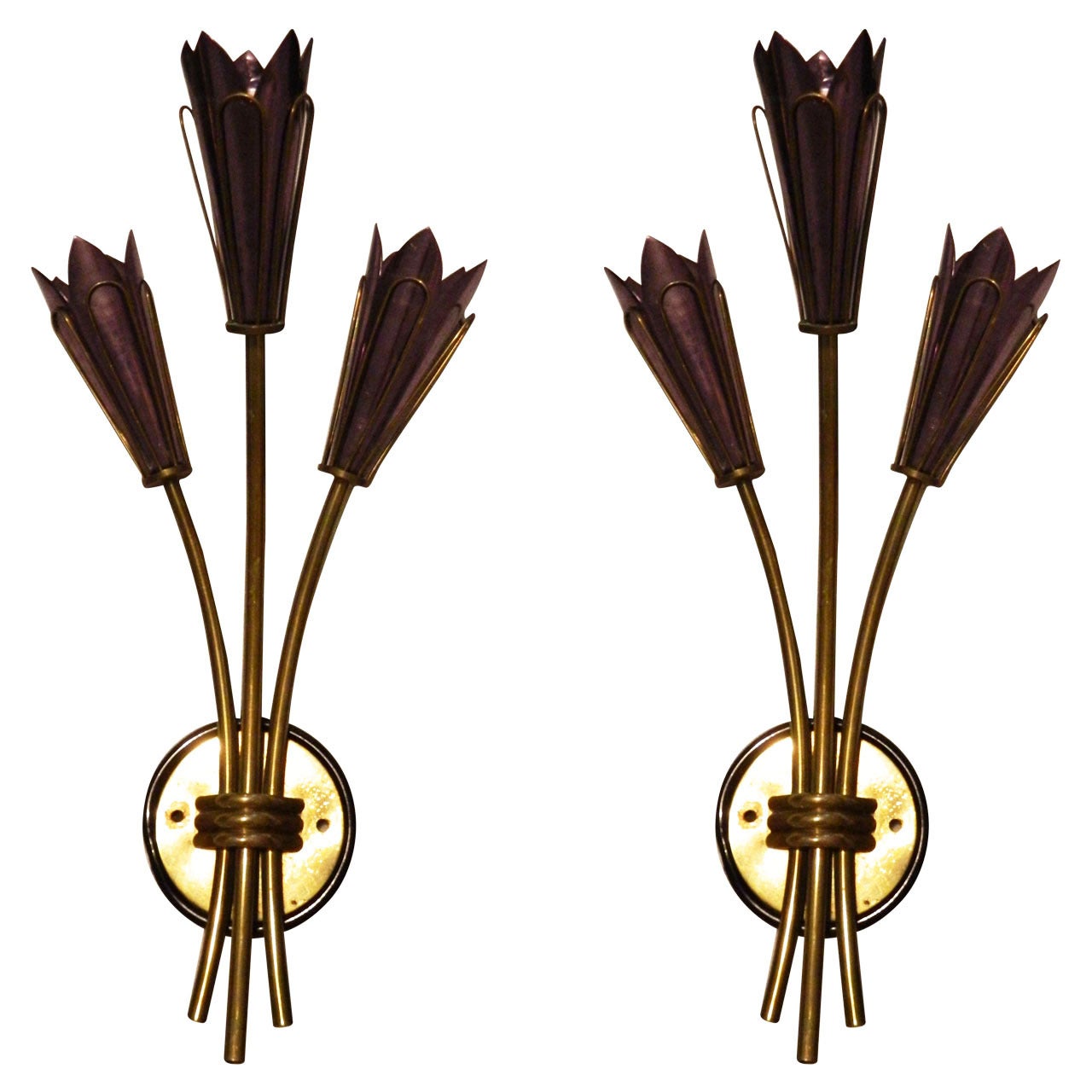 Pair of French Sconces by Maison Arlus