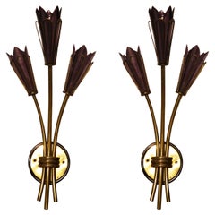 Pair of French Sconces by Maison Arlus