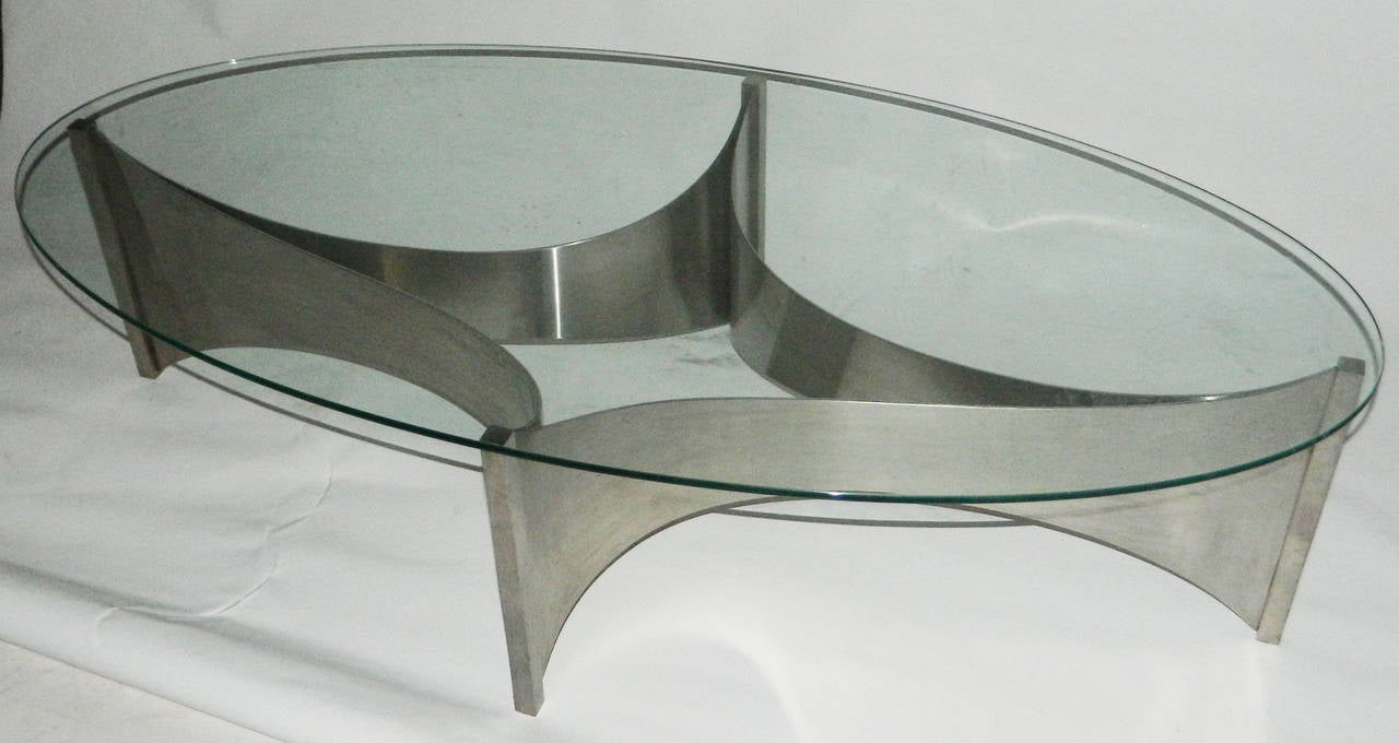 Brushed  Coffee Table by Maison Charles 