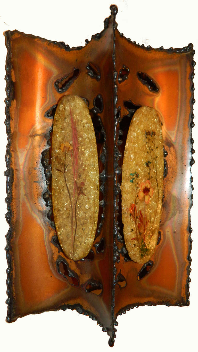 Resin Accolay Sconce For Sale