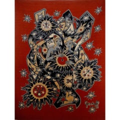 Elie Grekoff Tapestry "Les Gemeaux"