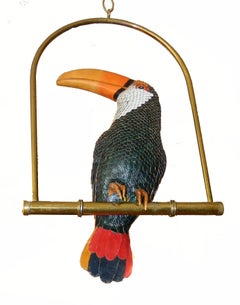Toucan en cuir signé FEDERICO