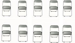 Signed Set of 12 "PLIA" chairs by Giancarlo PIRETTI for  CASTELLI