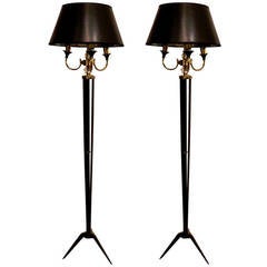 Pair of Maison Jansen Floor Lamps 4