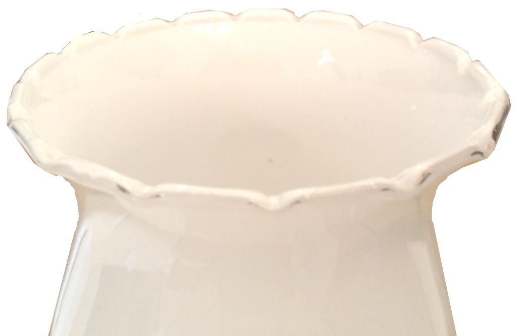 Hand-Crafted French Arbus Sconces Nickel & Opaline Glass Shade - 2 Pairs available For Sale