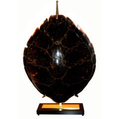 Vintage .Maison Jansen Turtle Shell Table Lamp
