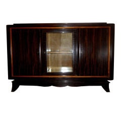 SATURDAY SALE 50 % OFF. Macassar Ebony Art Deco Period Sideboard