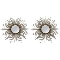 2 Pairs available of Chaty Sunburst Mirrors. priced by pair 4