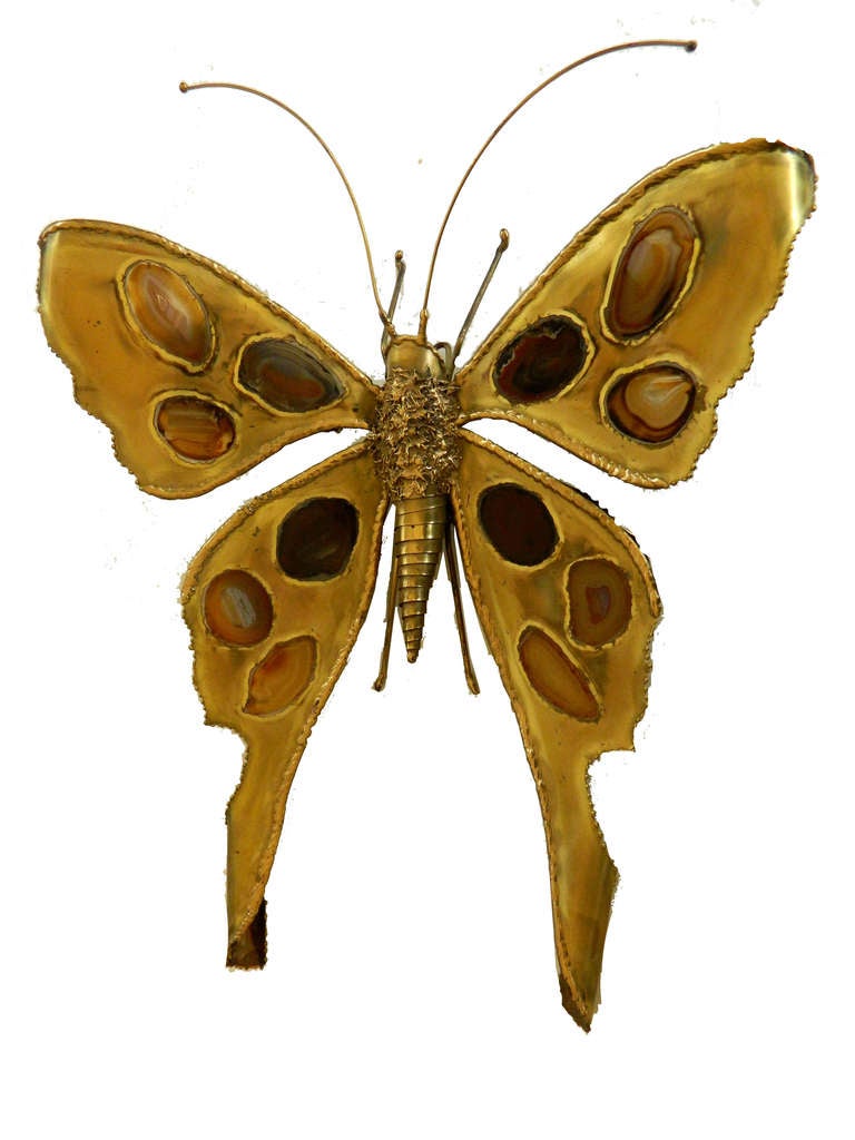 Bronze Butterfly Sculpture by Jacques DuvalBrasseur at 1stDibs