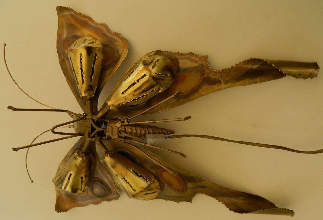 Bronze Butterfly Sculpture by Jacques DuvalBrasseur at 1stDibs