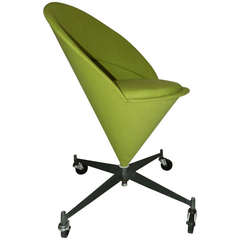 Vintage Cone Chair, Verner Panton Style 3