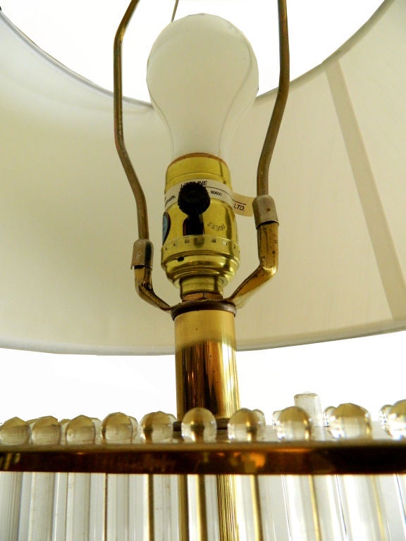 Floor lamp with glass rods at 1stDibs rod floor lamp