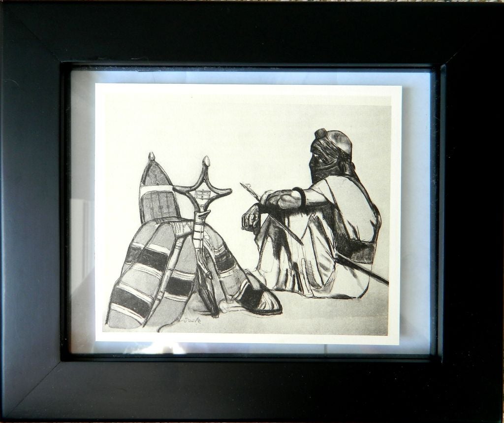 Signed Jouve Drawing 1