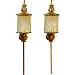 Pair of French Maison Lunel Sconces , 2 Pair available 12