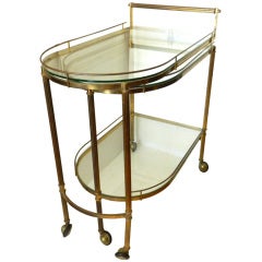 Hollywood Regency bar  cart