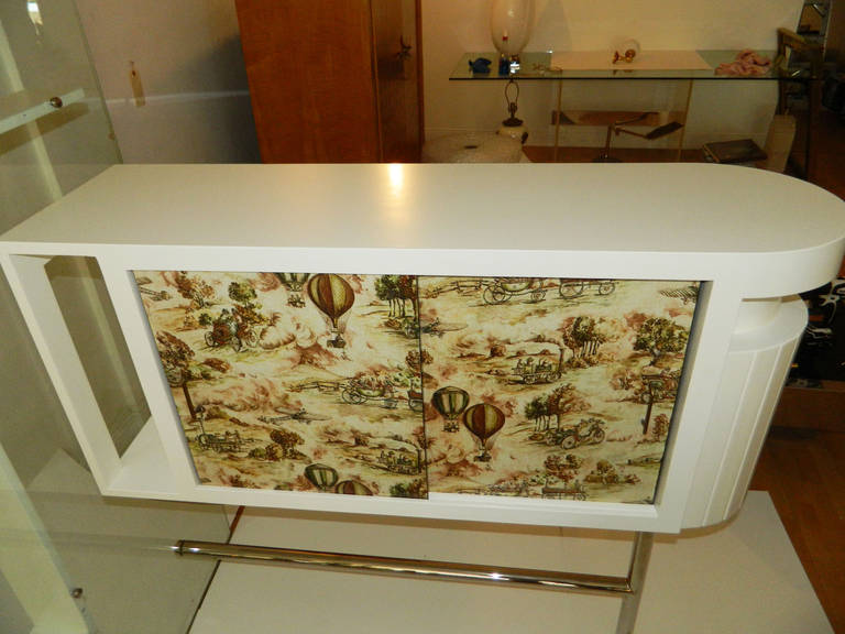 Mid-Century Modern 1960 The Moderns Modernity Gio Ponti-Style Italian Bar en vente
