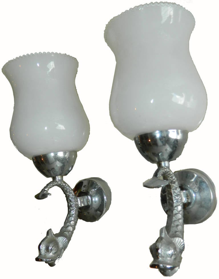 Neoclassical Pair of French Sconces For Sale