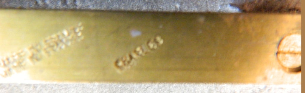 Versilberte Bronze signiert und nummeriert Maison Charles Paar Sonnenschirme.
Durchmesser der Rückenplatte: 6,5 Zoll.
Verkabelt für US und in funktionierendem Zustand
Gibt es auch in Bronze.
Werfen Sie einen Blick auf unsere größte Kollektion