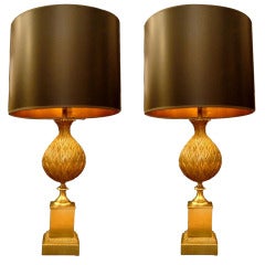 Pair of Maison Charles Table Lamps "Persane" 3