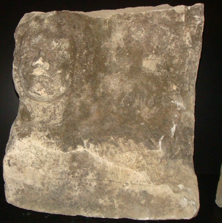 Old Italian Sculpted Fragment of Frieze Stones For Sale 3