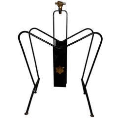 Jacques Adnet Magazine Rack 1