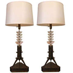 SATURDAY SALE. Pair of Van Teal Table Lamps