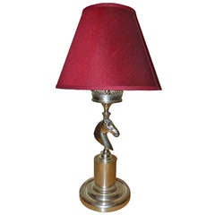 Maison Lancel Horse head Table Lamp