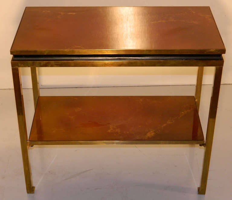 French Side Table By Guy Lefevre For Maison Jansen