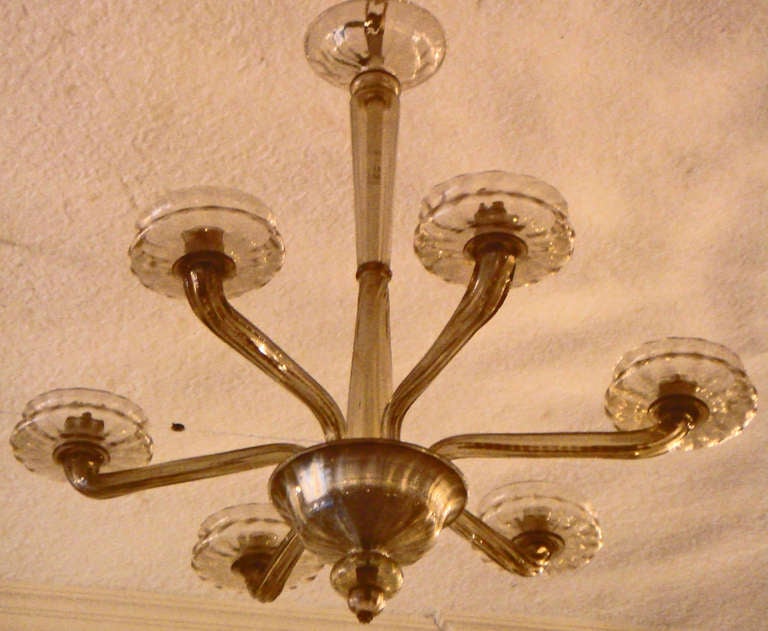 Murano 6 Light Chandelier