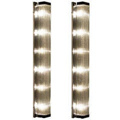 Italian Very Long Glass Rods Sconce (Only 1 still available)