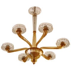 Murano 6 Light Chandelier