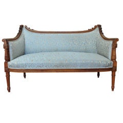 French Blue Settee