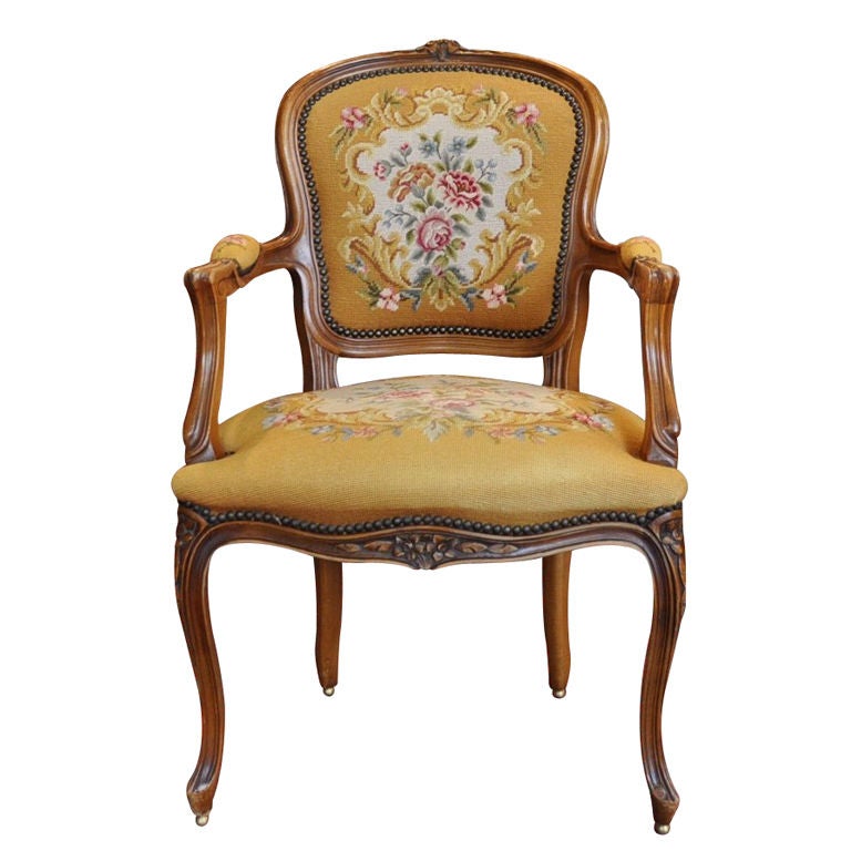 French Needlepoint Chair