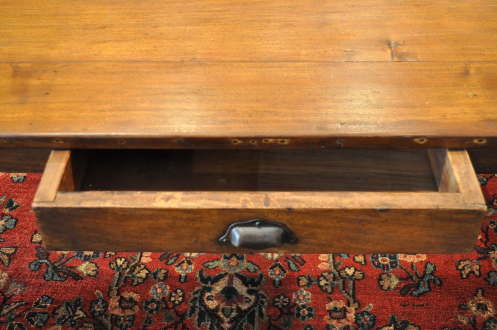 1870's French Walnut Farm Dining Table