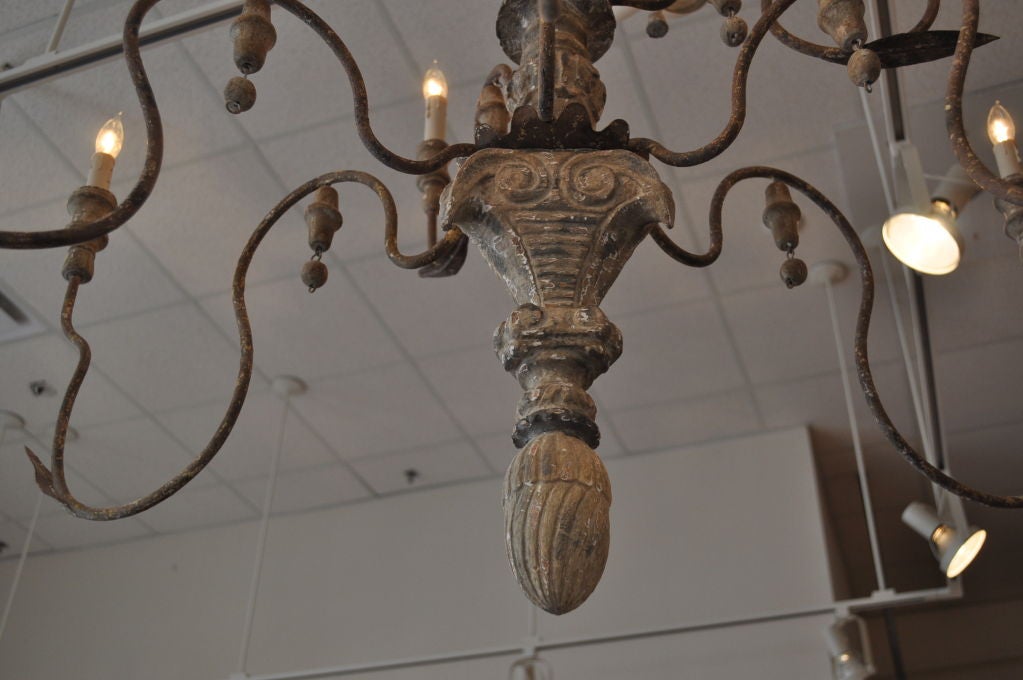 paris flea market chandelier