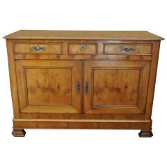 Antique 19th C French Louis Philippe Cherry Wood Buffet