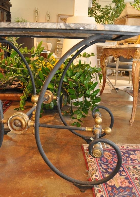 19th Century Black & Gold Pastry Table 2