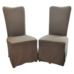 Pair of Child Friendly Slipped Dining Chairs