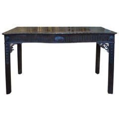 18th Century Ornate Chinese Carved English Console