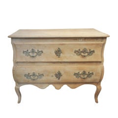 Mid Century French Commode w/ natural finish
