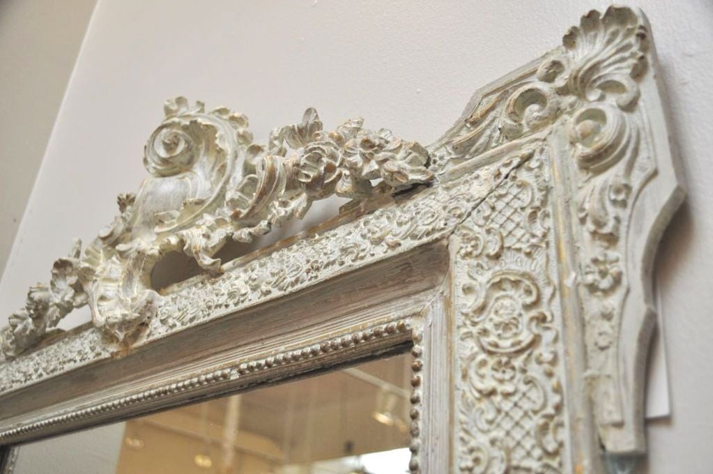 19th C French Carved Mirror