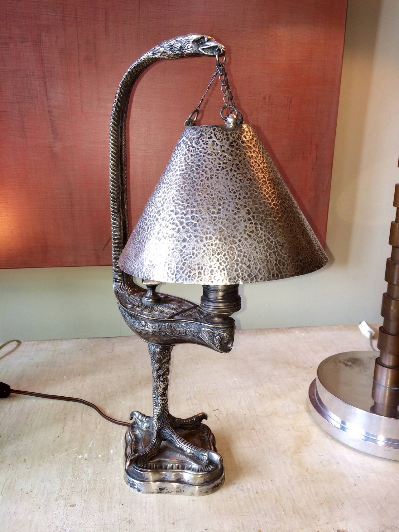 eagle oil lamp